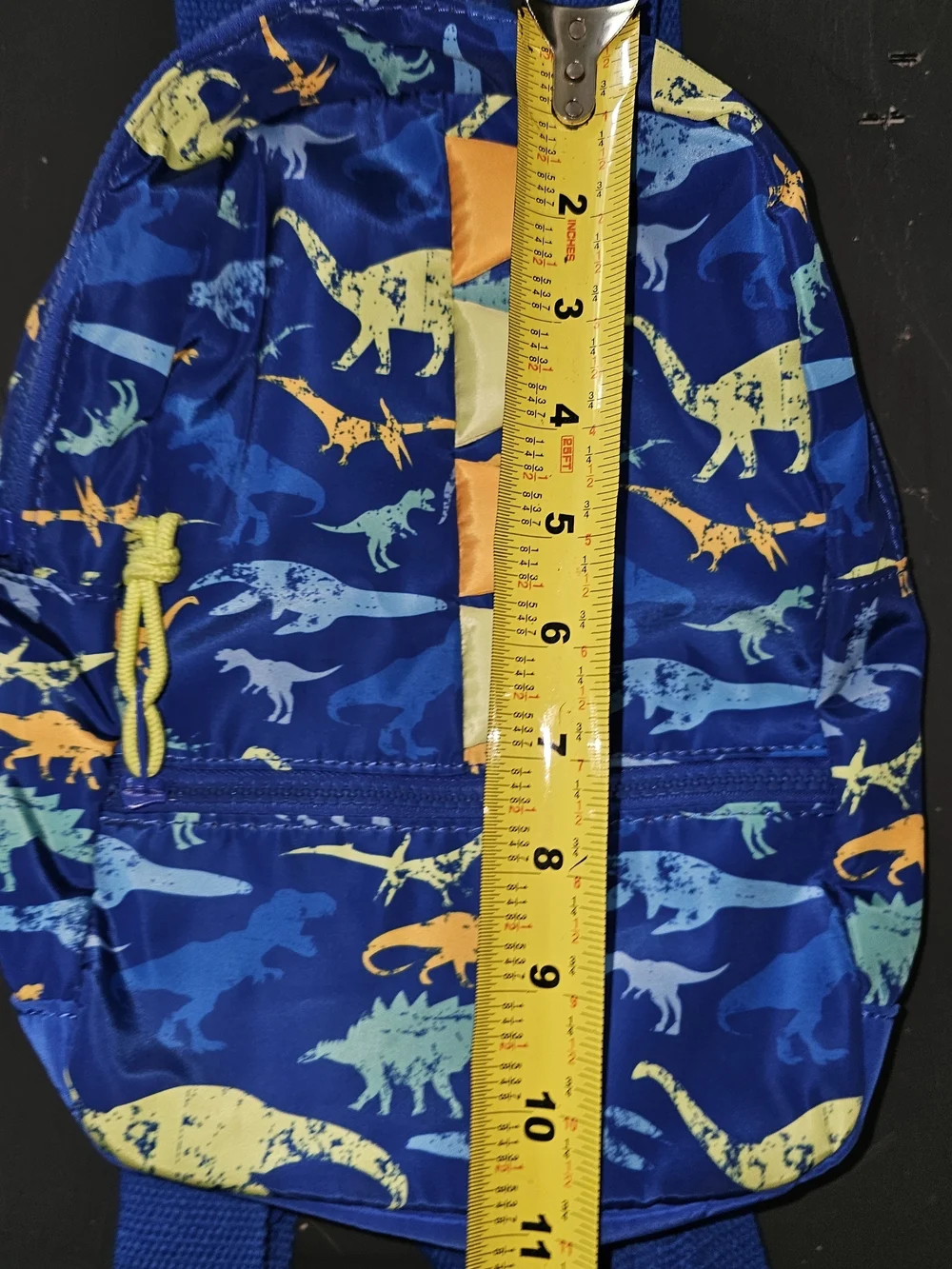 Cat & Jack Small Blue Dinosaur Backpack For Toddlers